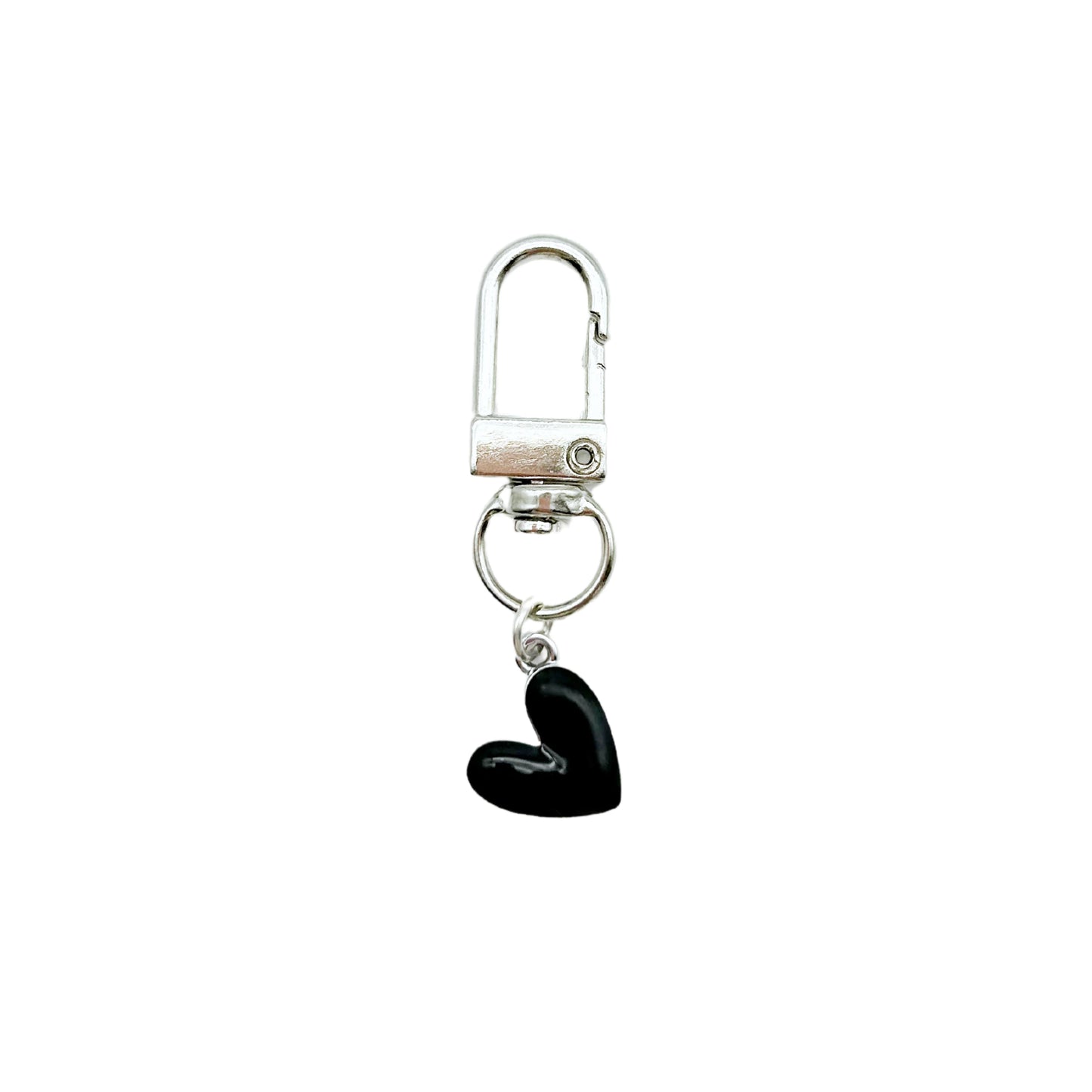 Collar Charm - Black Heart