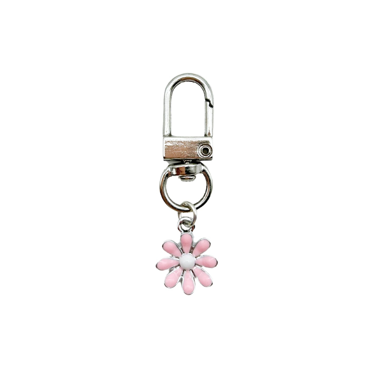 Collar Charm - Pink Flower