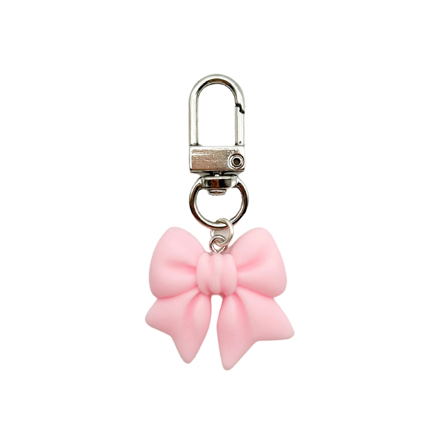 Collar Charm - Pink Bow