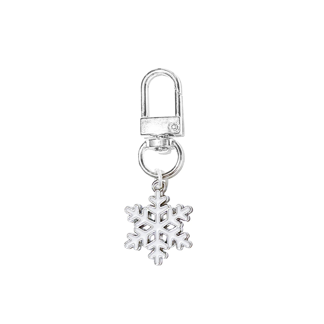 Collar Charm - White Snowflake