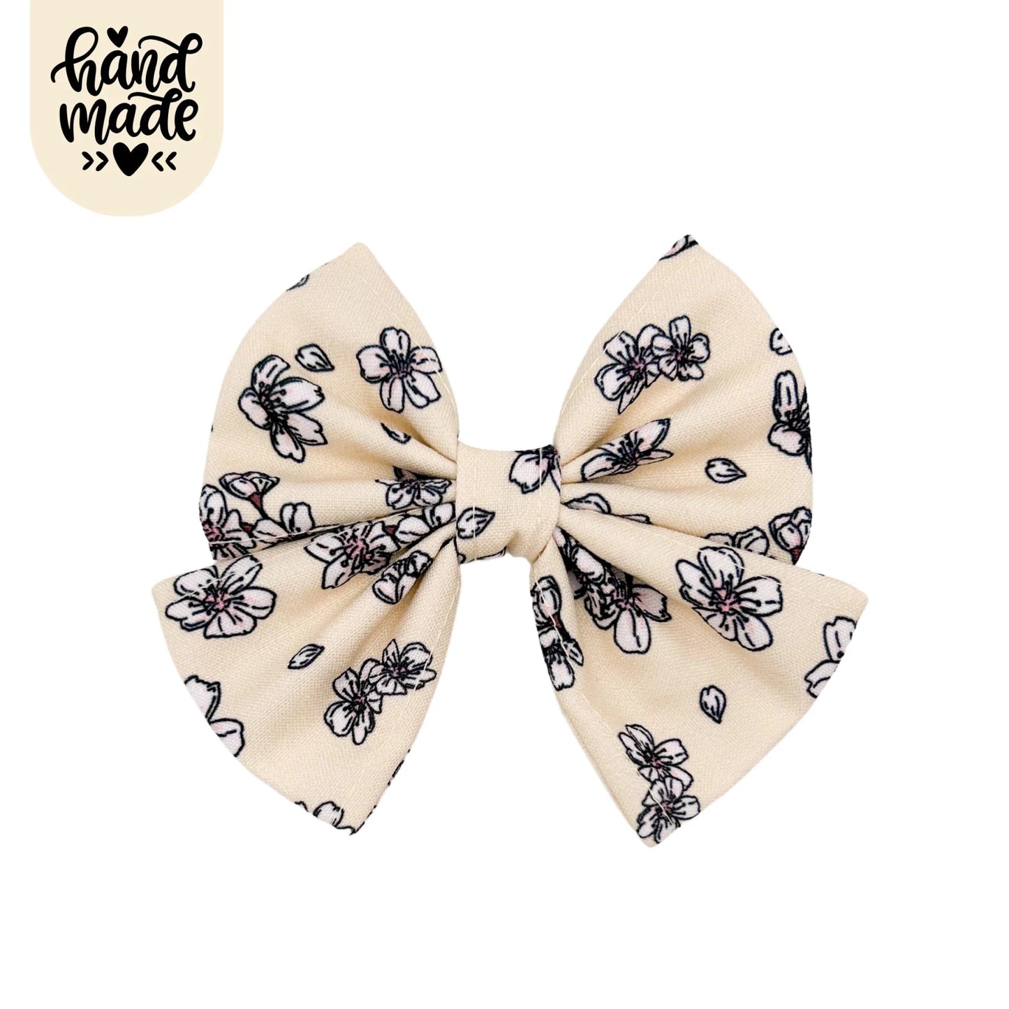Hair Bow - Blooming Blossom - The Neutral Dog Company
