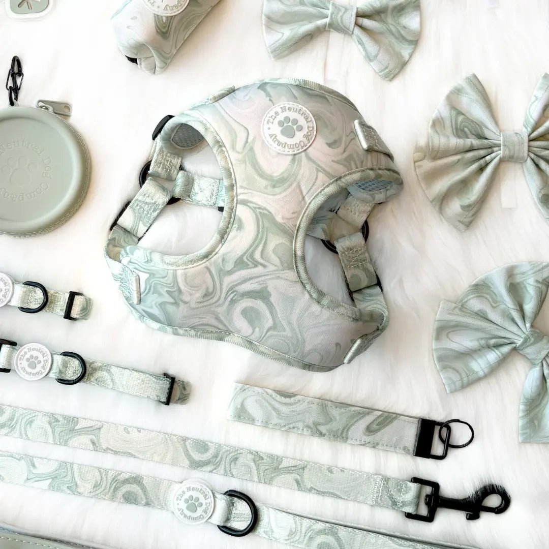 Sailor Bow - Pistachio Swirl - The Neutral Dog Company