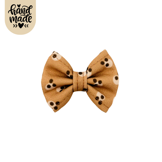 Small Bow Clip - Cookie Dough