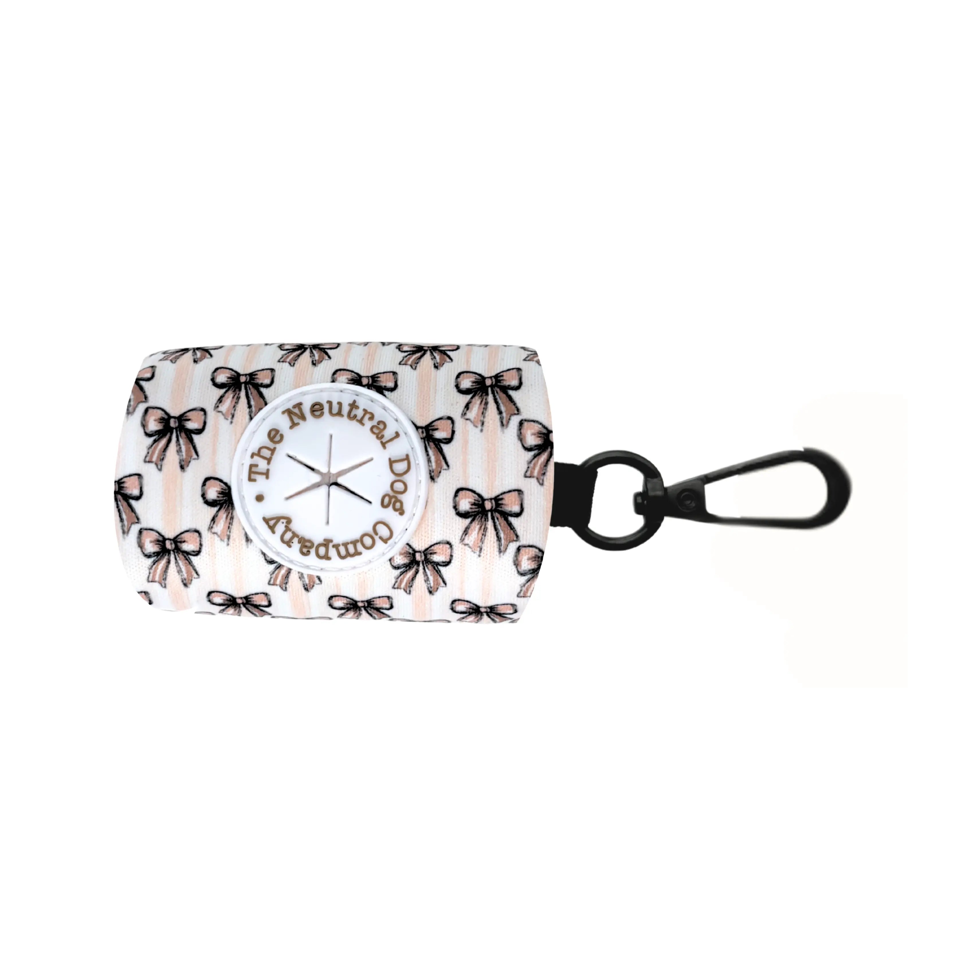 Poop Bag Holder - Biscotti Bows