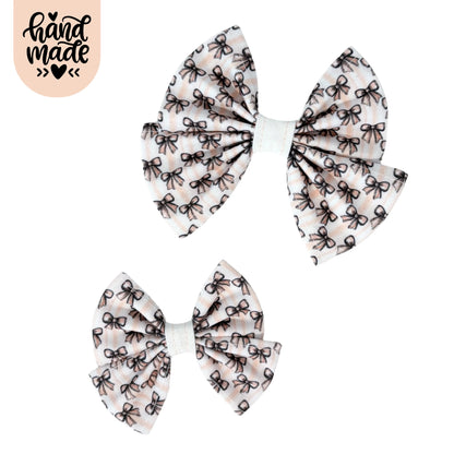 Sailor Bow - Biscotti Bows - The Neutral Dog Company