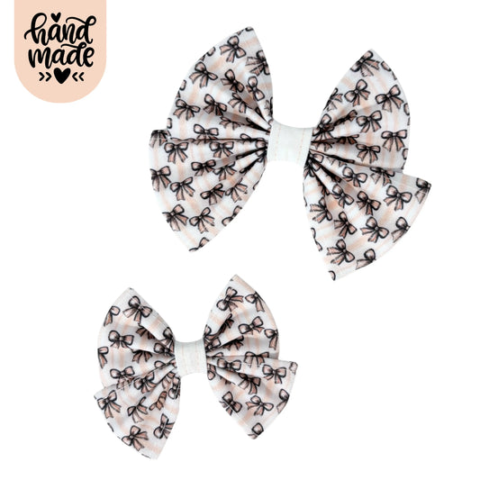 Sailor Bow - Biscotti Bows - The Neutral Dog Company