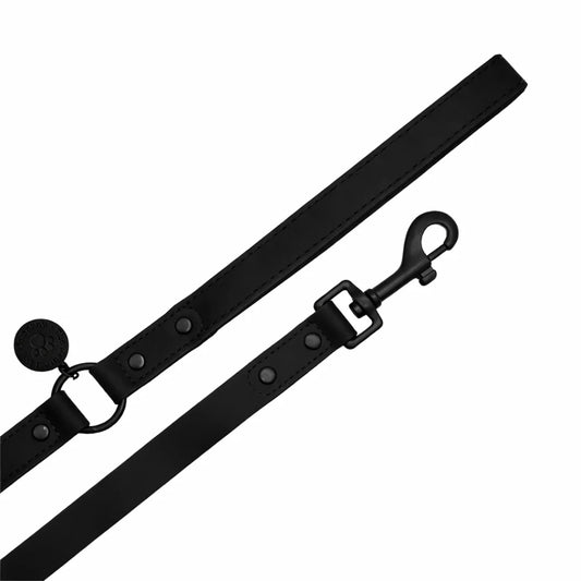 Waterproof Padded Handle Lead - Black - The Neutral Dog Company