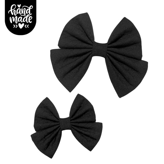 Sailor Bow - Quilted Black - The Neutral Dog Company