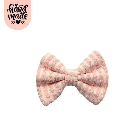 Small Bow Clip - Sea Breeze - Coral