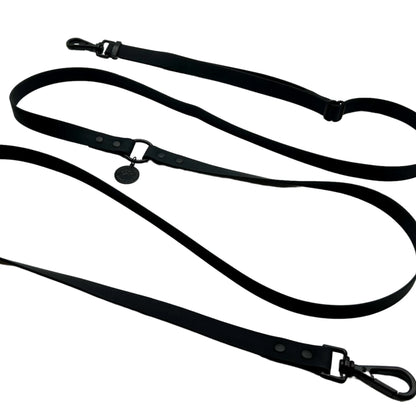 Adjustable Waterproof Multiway Dog lead - Black