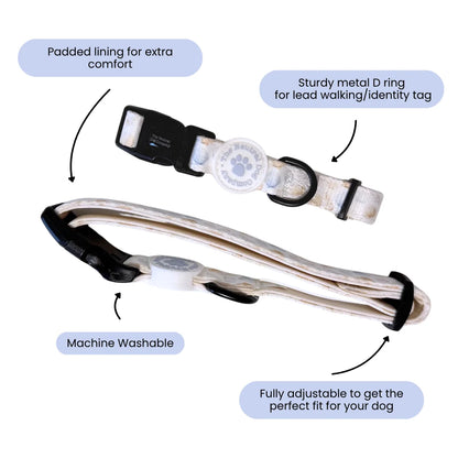 Adjustable Dog Collar - Seaside Serenity