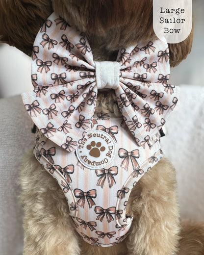 Sailor Bow - Biscotti Bows - The Neutral Dog Company