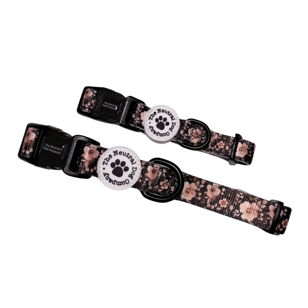 Adjustable Dog Collar - Dusky Rose The Neutral Dog Company