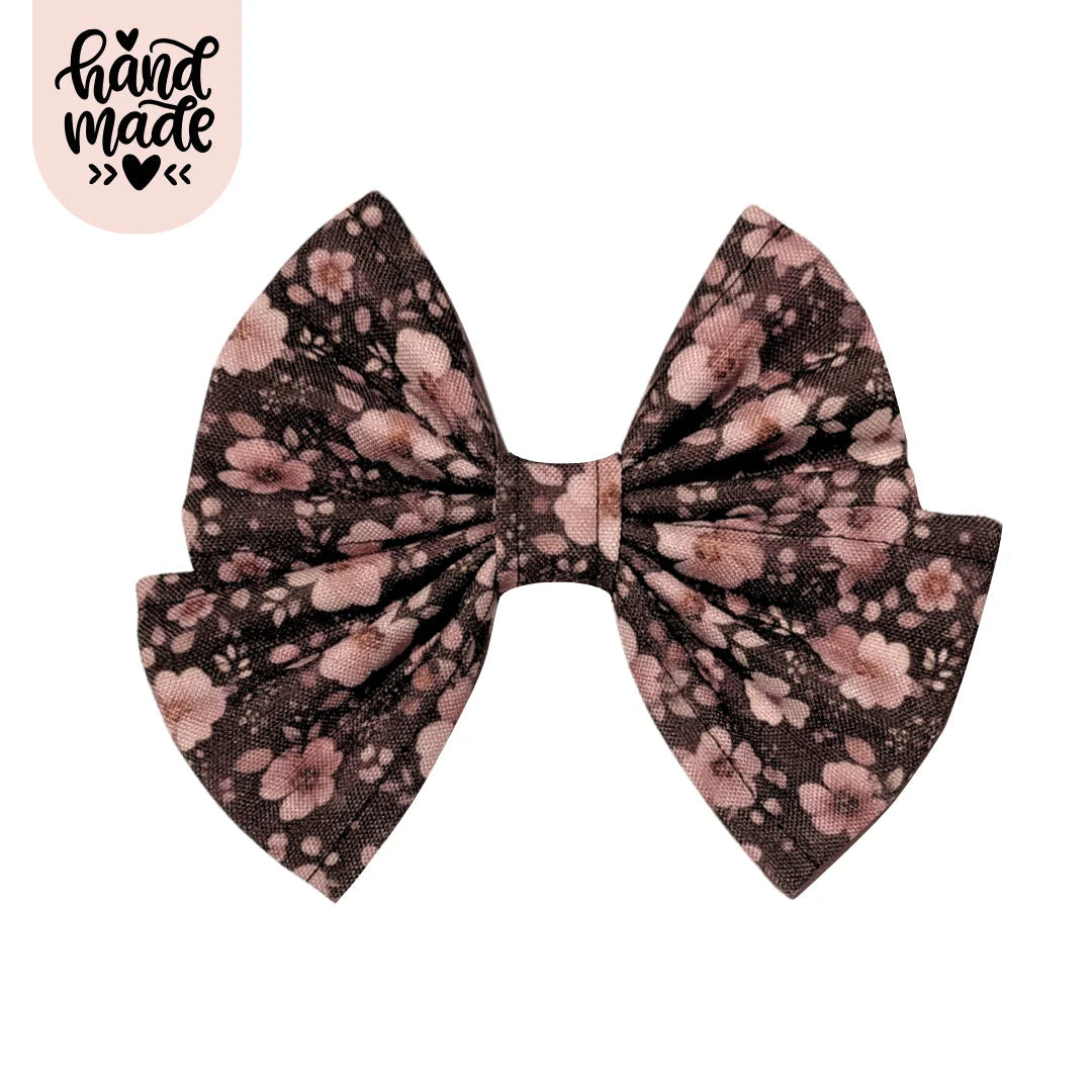 Hair Bow - Dusky Rose The Neutral Dog Company