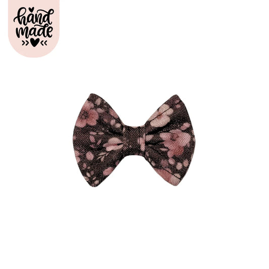 Small Bow Clip - Dusky Rose The Neutral Dog Company