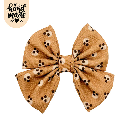 Hair Bow - Cookie Dough