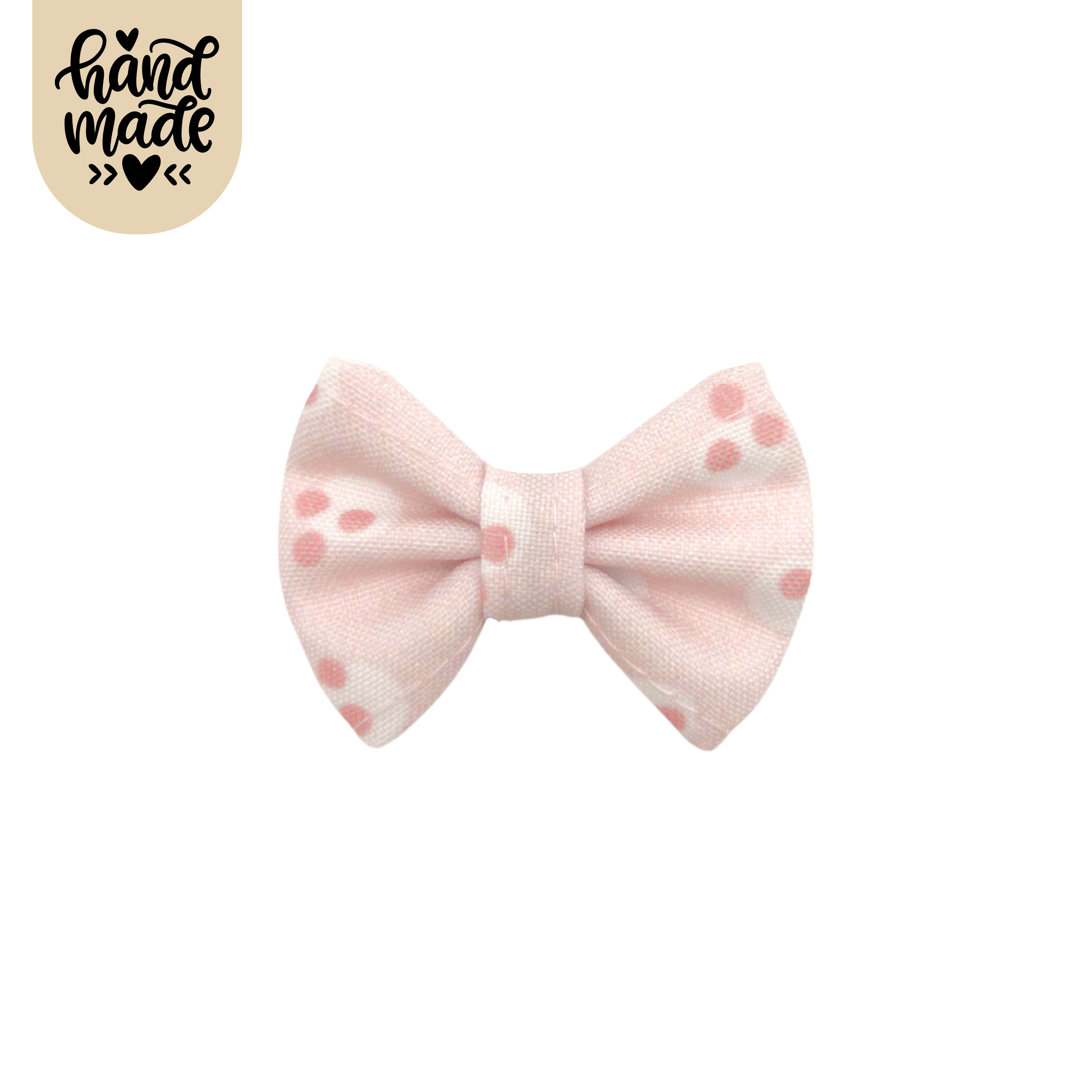 Small Bow Clip - Cotton Candy