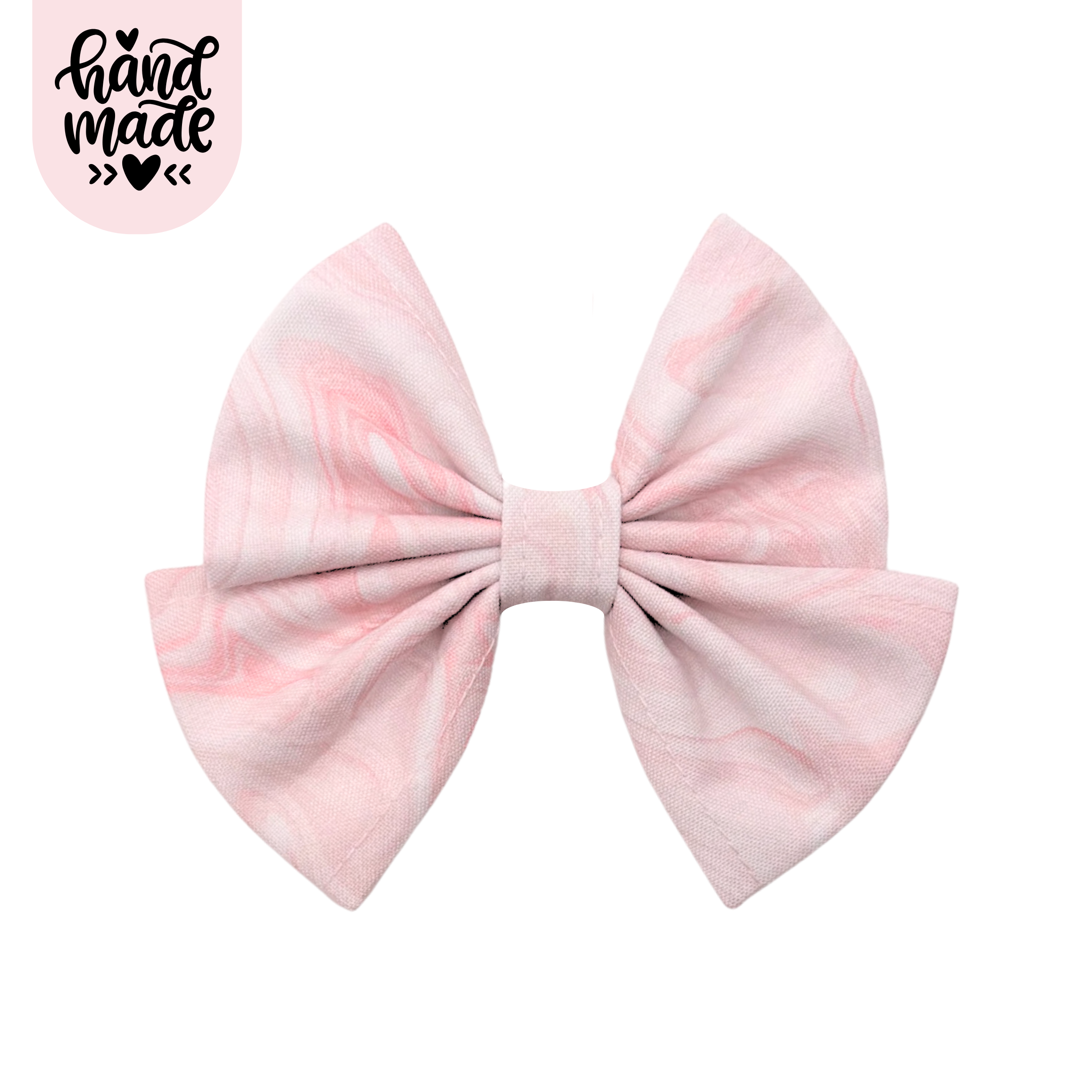 Hair Bow - Strawberry Swirl