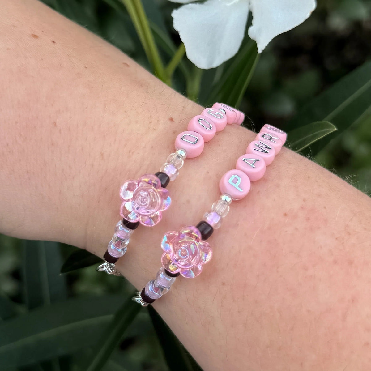 DogMum & Pawrent Bracelet - Blushing Rose The Neutral Dog Company