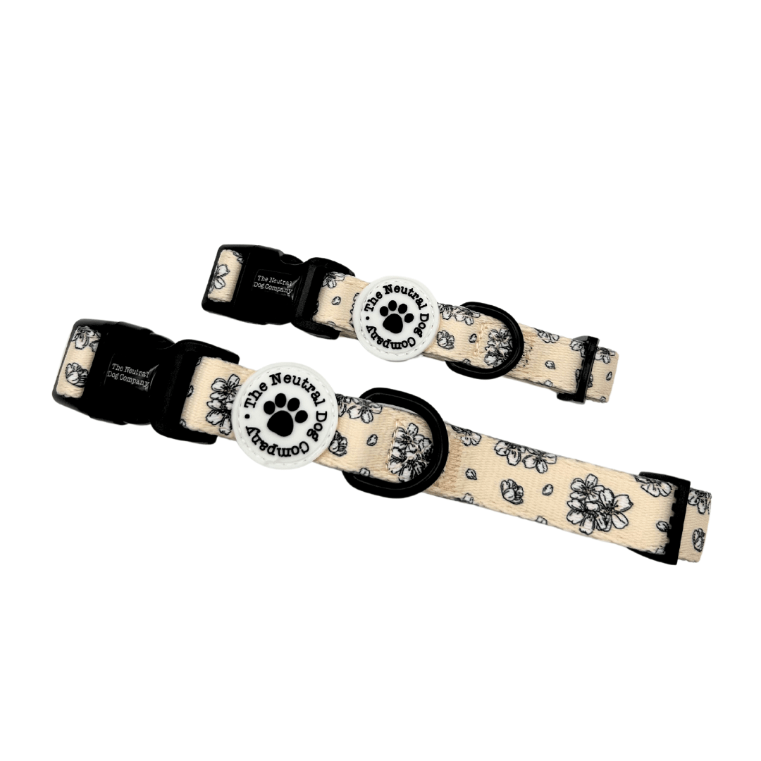 Adjustable Collar - Blooming Blossom - The Neutral Dog Company