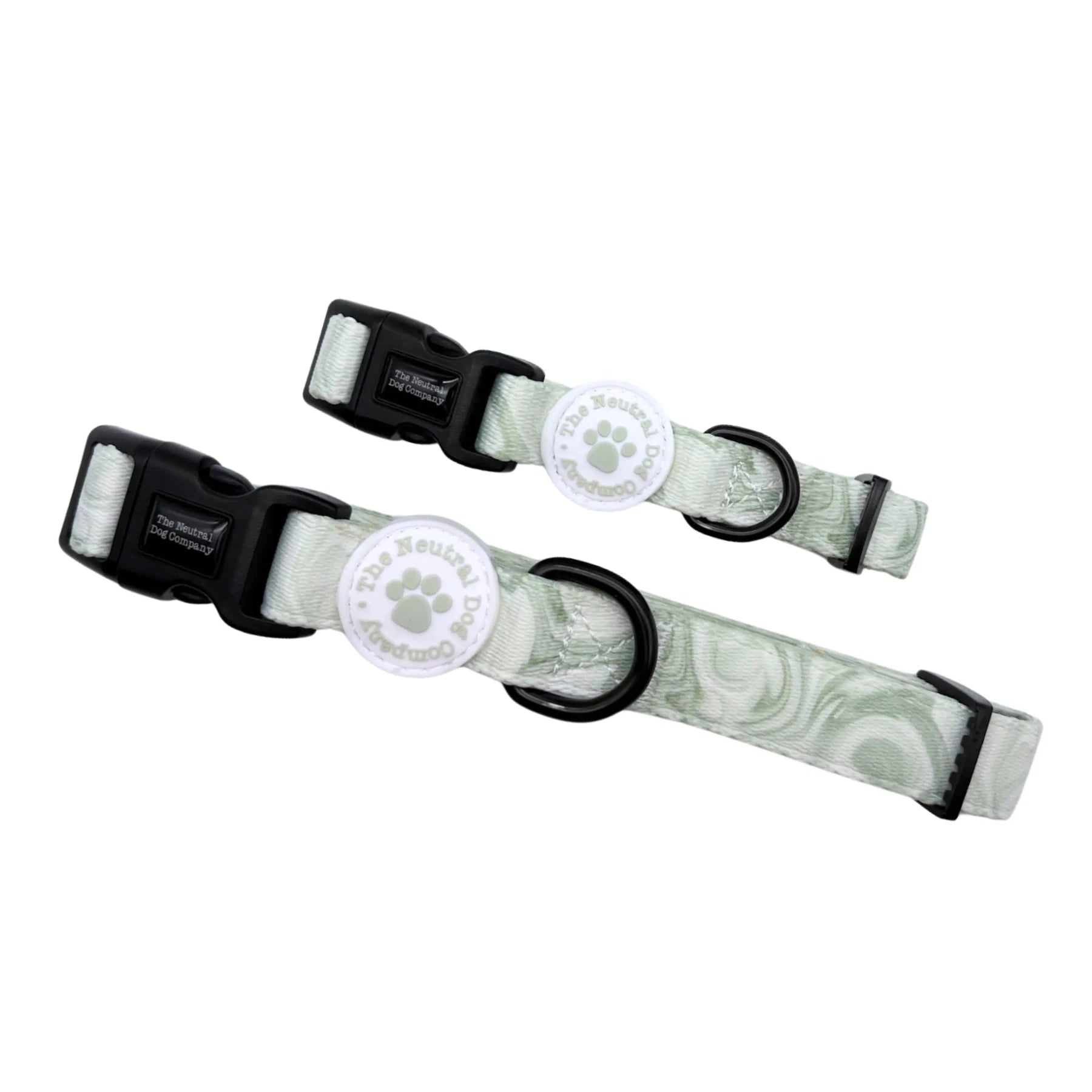 Adjustable Collar - Pistachio Swirl - The Neutral Dog Company