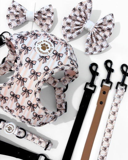 Adjustable Step-in Dog Harness - Biscotti Bows - The Neutral Dog Company