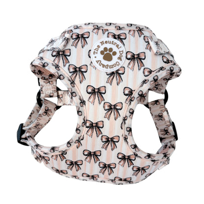 Adjustable Step-in Dog Harness - Biscotti Bows - The Neutral Dog Company