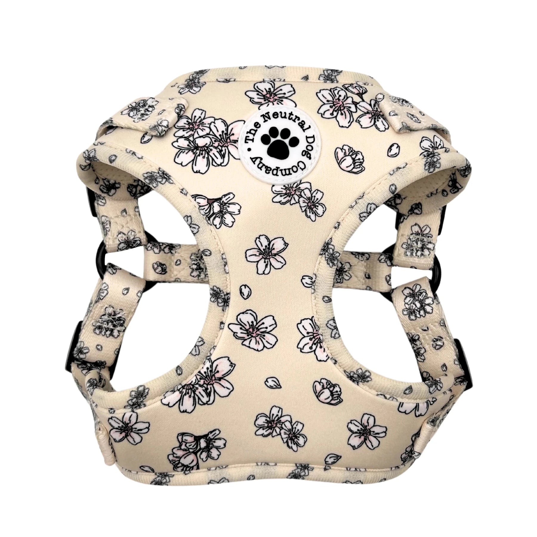 Adjustable Step-in Dog Harness - Blooming Blossom - The Neutral Dog Company