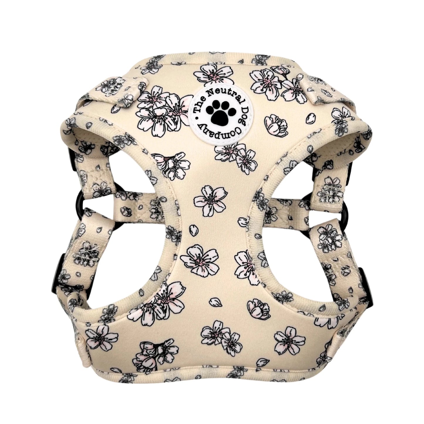 Adjustable Step-in Dog Harness - Blooming Blossom - The Neutral Dog Company