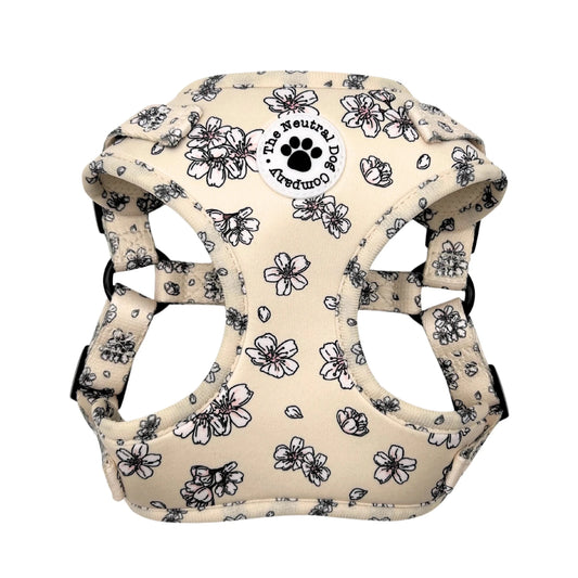 Adjustable Step-in Dog Harness - Blooming Blossom - The Neutral Dog Company