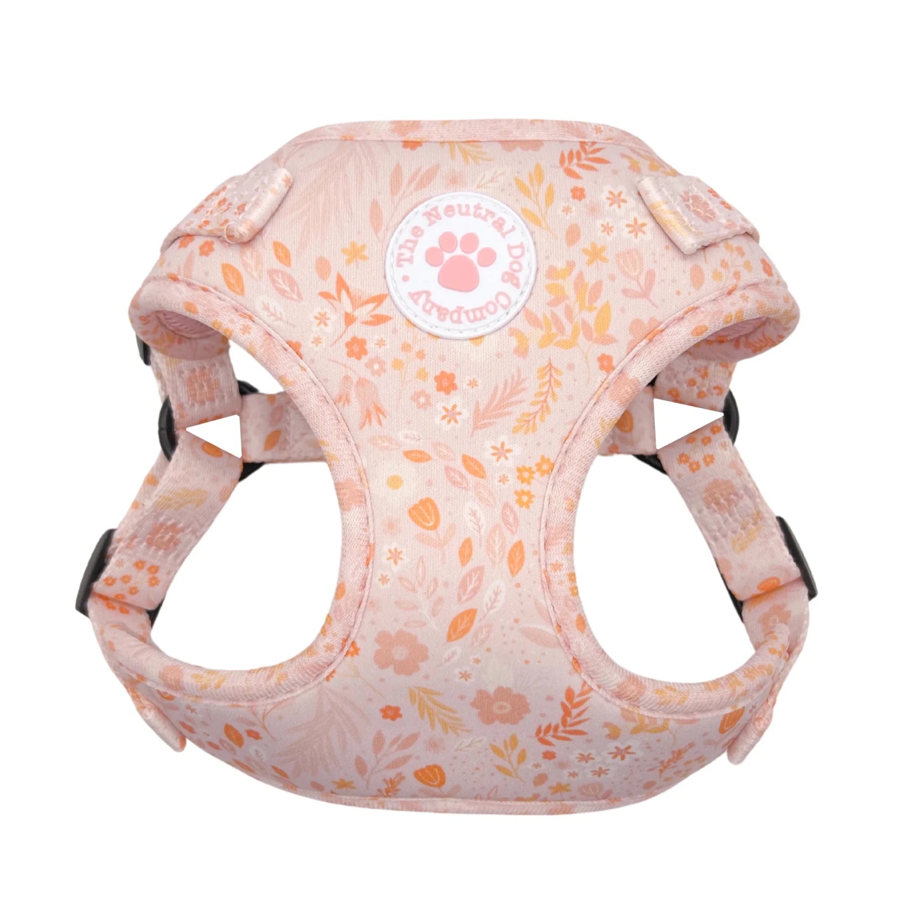 Adjustable Step-in Dog Harness - Floral Dreams - The Neutral Dog Company