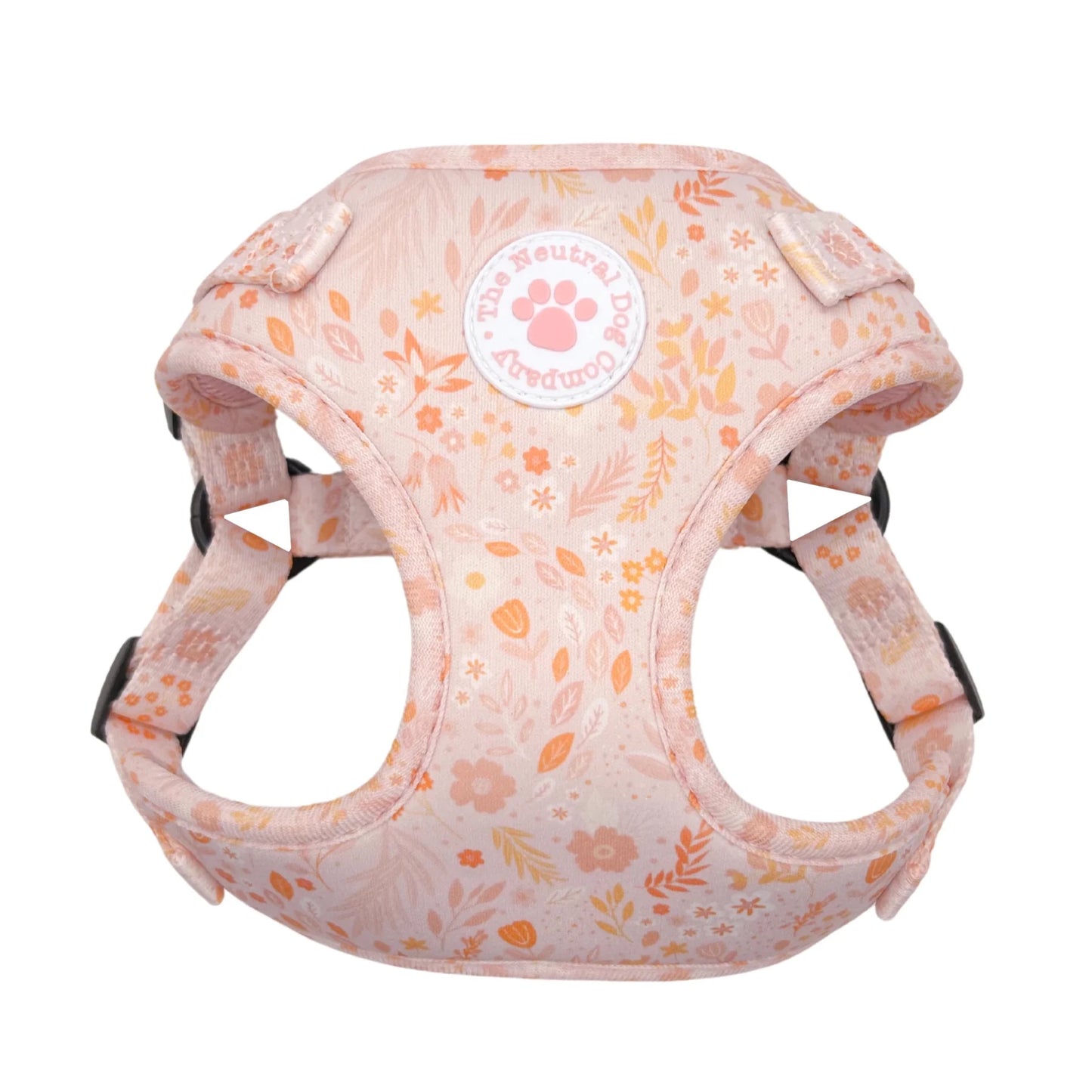 Adjustable Step-in Dog Harness - Floral Dreams - The Neutral Dog Company