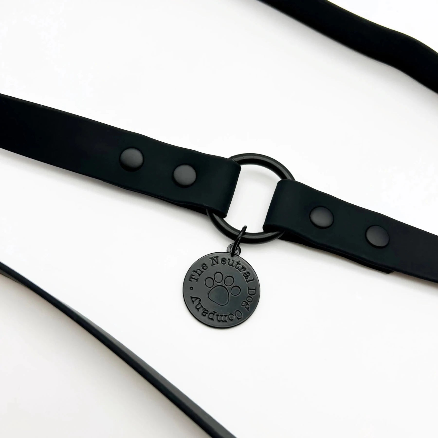 Adjustable Waterproof Multiway Dog lead - Black - The Neutral Dog Company