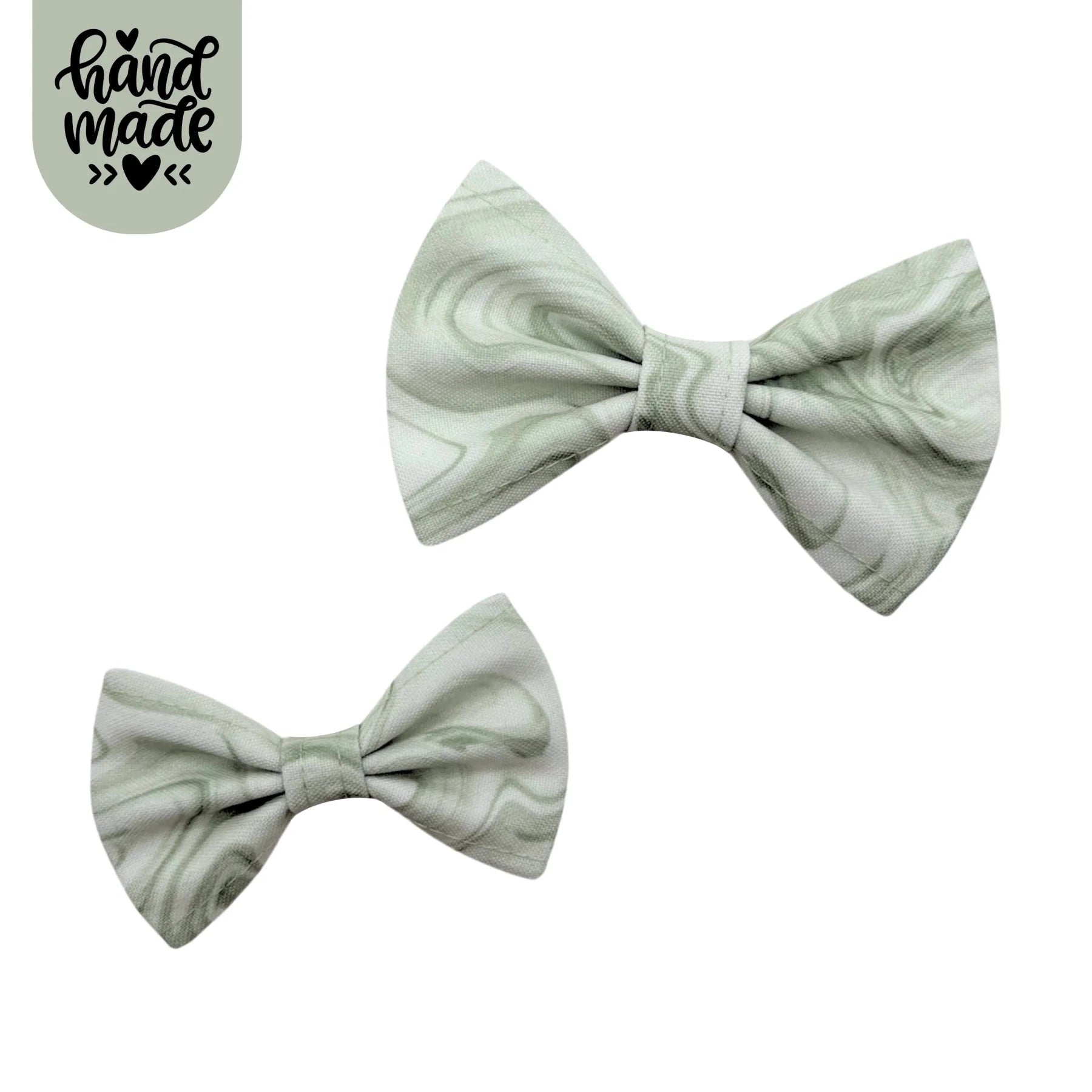 Bow Tie - Pistachio Swirl - The Neutral Dog Company