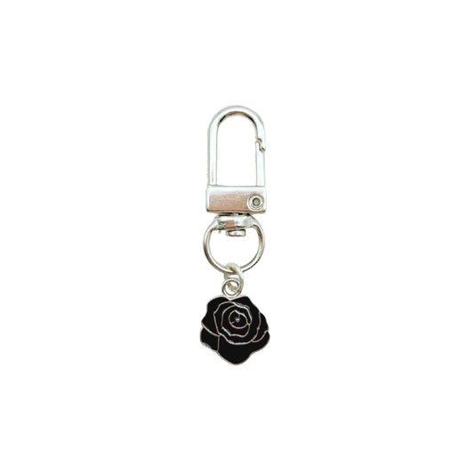Collar Charm - Black Rose - The Neutral Dog Company