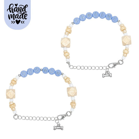 DogMum & Pawrent Bracelet - Coastal Sand - The Neutral Dog Company