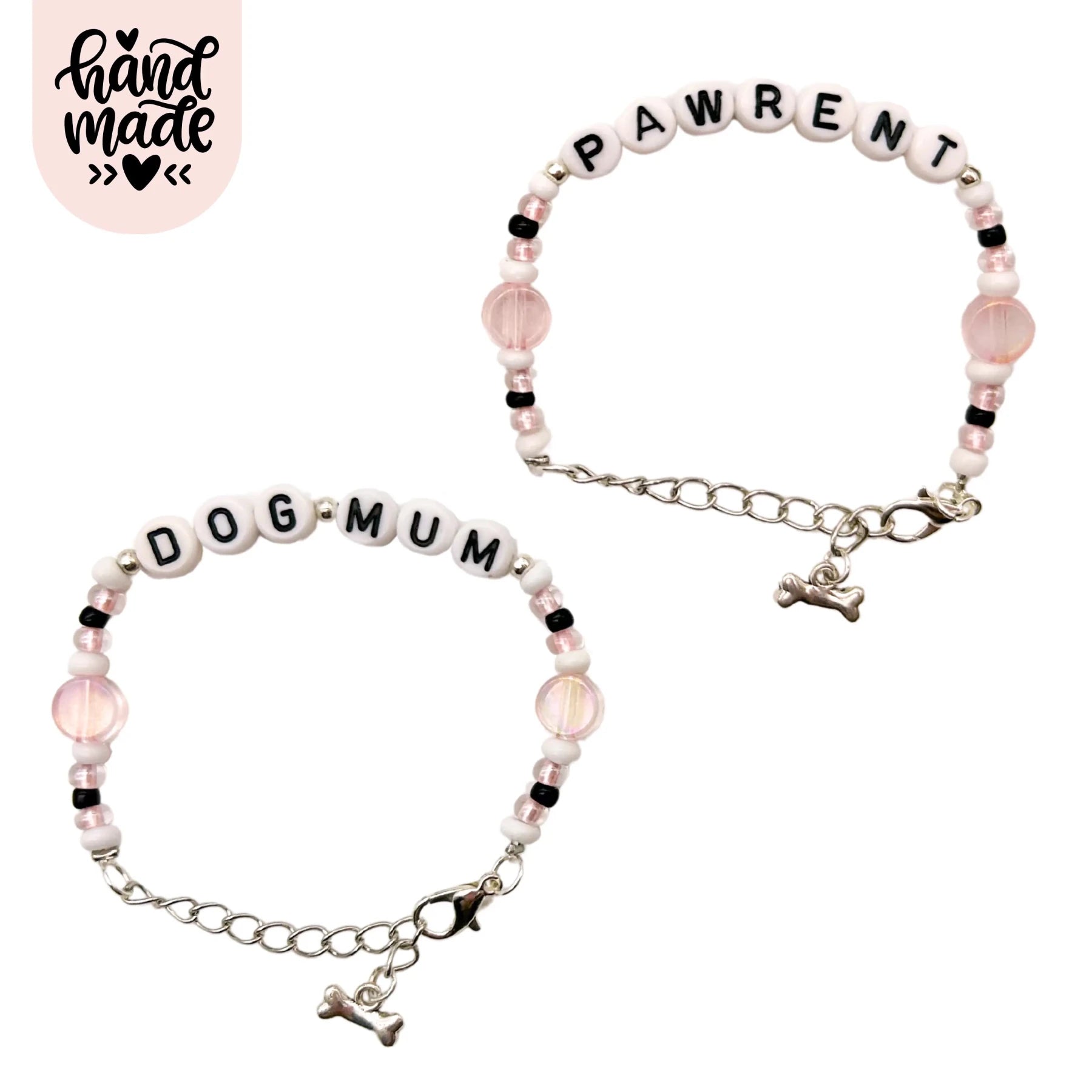 DogMum & Pawrent Bracelet - Dolly - The Neutral Dog Company