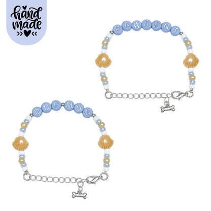 DogMum & Pawrent Bracelet - Shell Yeah - The Neutral Dog Company