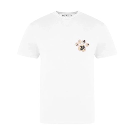 Embroidered Paw T-Shirt - Blooming Blossom - The Neutral Dog Company
