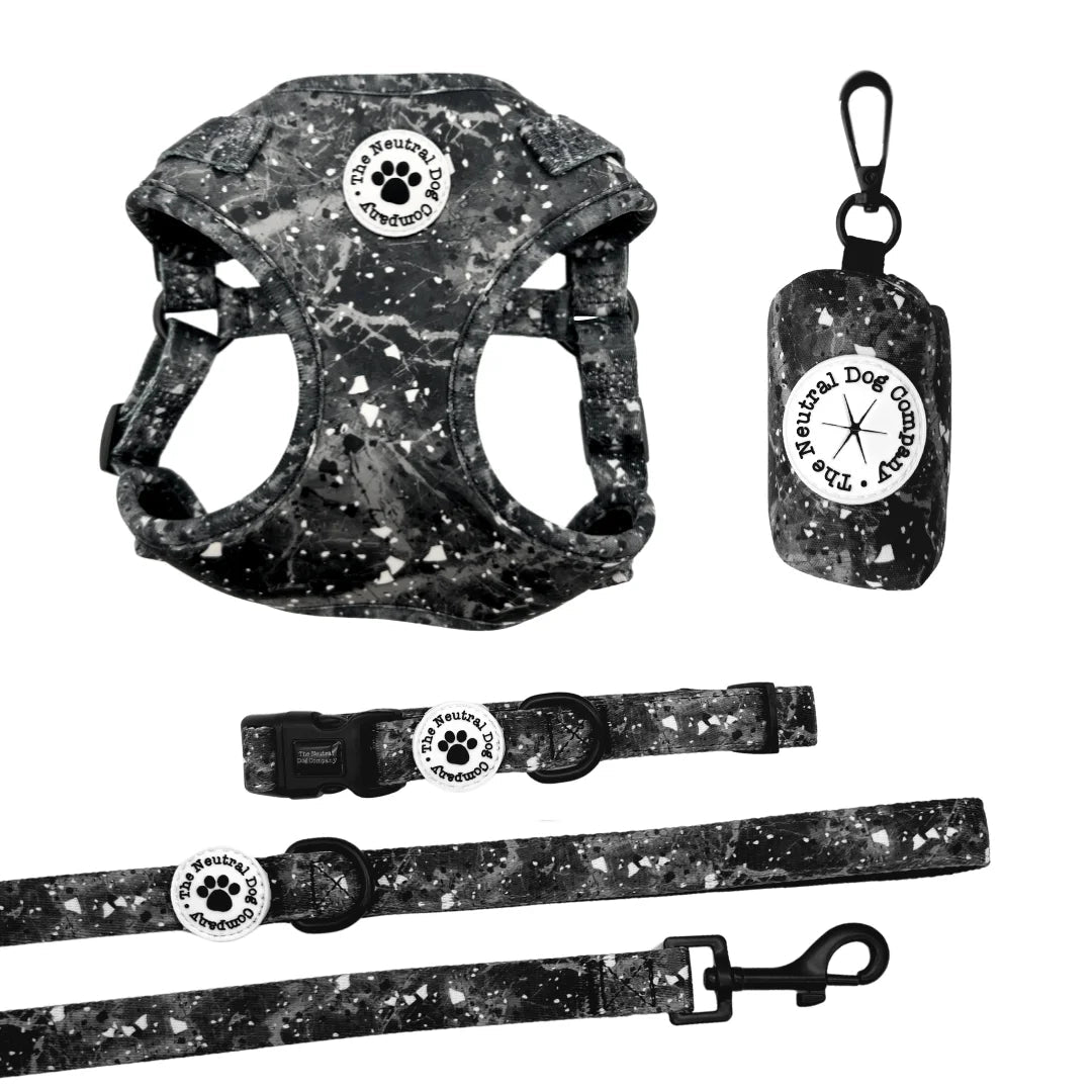 Essential Step-in Dog Harness Bundle - Midnight Storm - The Neutral Dog Company