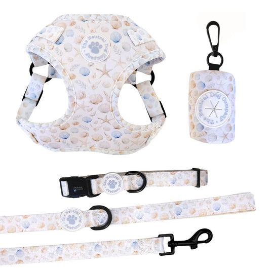 Essential Step-in Dog Harness Bundle - Seaside Serenity - The Neutral Dog Company