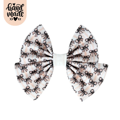 Hair Bow - Biscotti Bows - The Neutral Dog Company