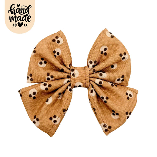 Hair Bow - Cookie Dough - The Neutral Dog Company