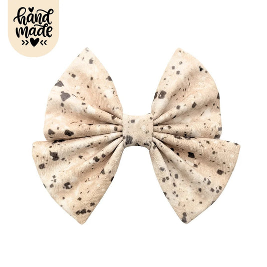 Hair Bow - Desert Storm - The Neutral Dog Company