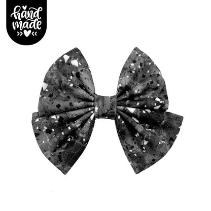 Hair Bow - Midnight Storm - The Neutral Dog Company