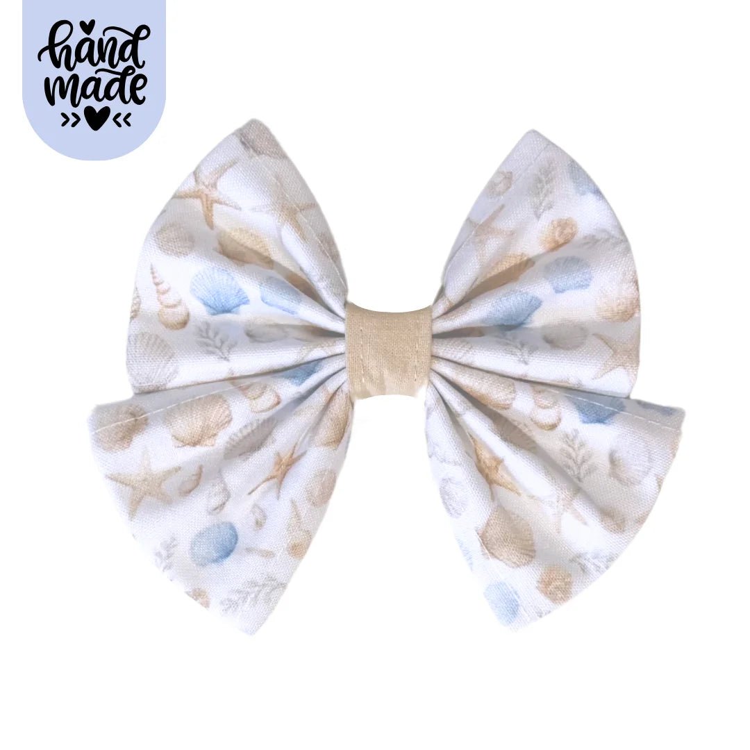 Hair Bow - Seaside Serenity - The Neutral Dog Company