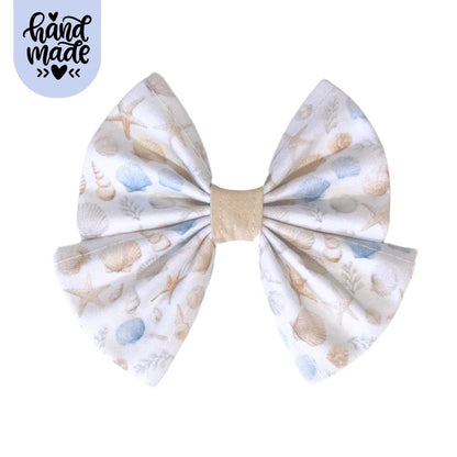 Hair Bow - Seaside Serenity - The Neutral Dog Company