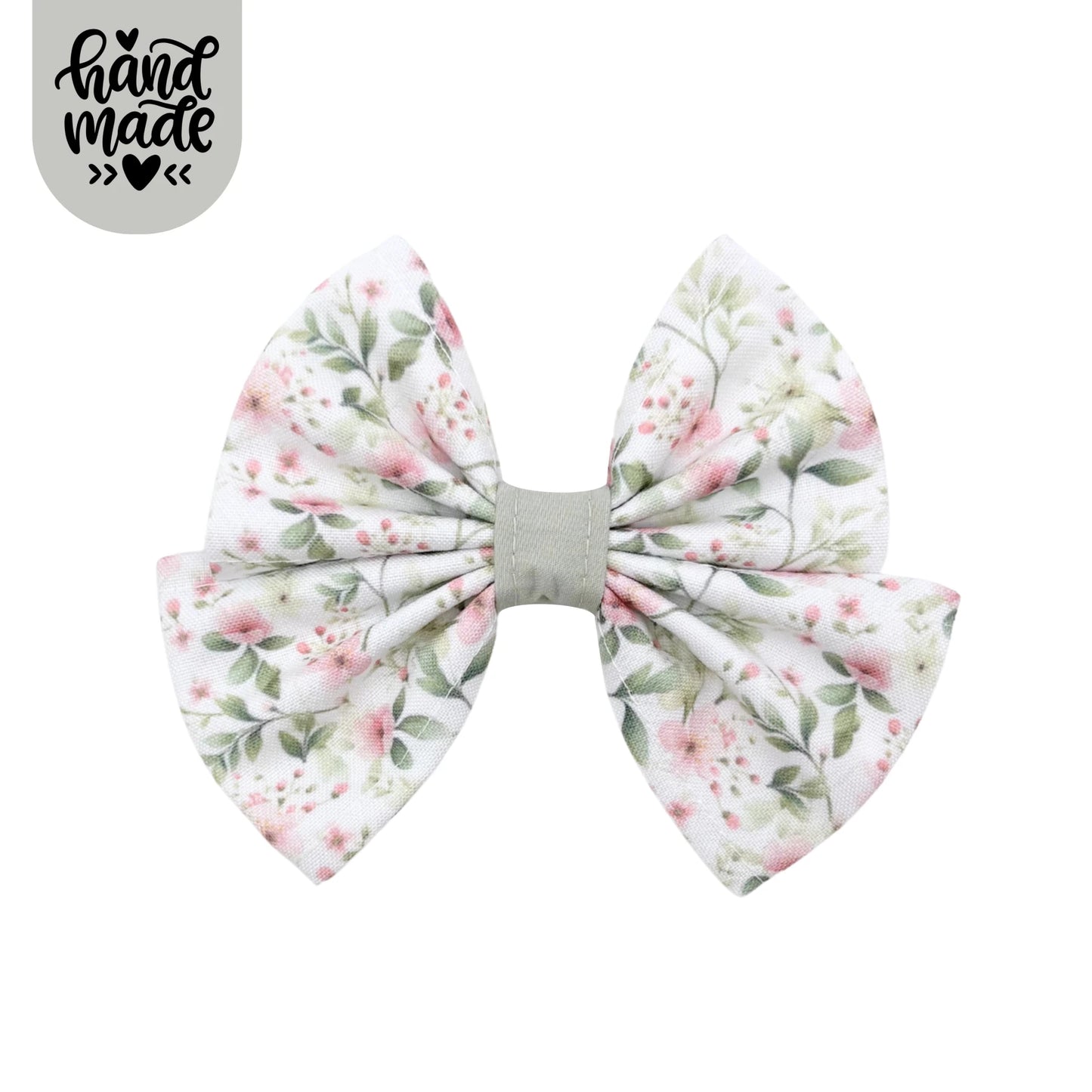 Hair Bow - Wild Rose - The Neutral Dog Company