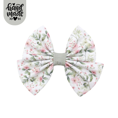 Hair Bow - Wild Rose - The Neutral Dog Company