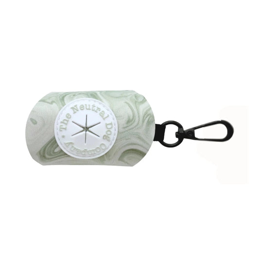 Poop Bag Holder - Pistachio Swirl - The Neutral Dog Company
